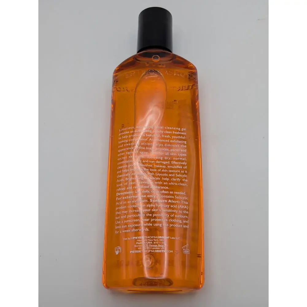 PETER THOMAS ROTH Anti Aging Cleansing Gel 8.5 Oz Facial Cleanser NEW